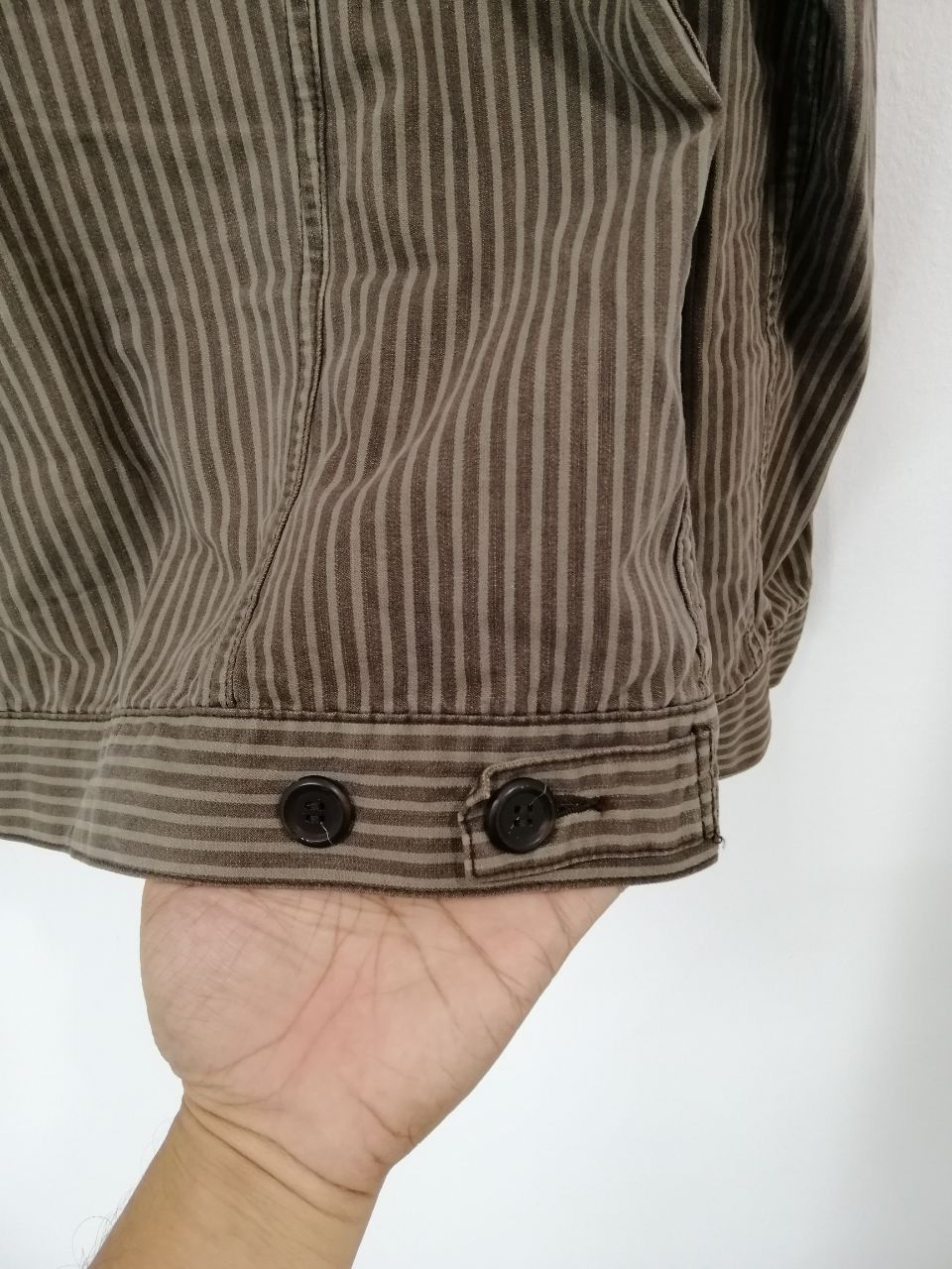 Levi's Vintage Levi’s RedLoop Stripe Trucker Jacket Design Size US M / EU 48-50 / 2 - 9 Thumbnail