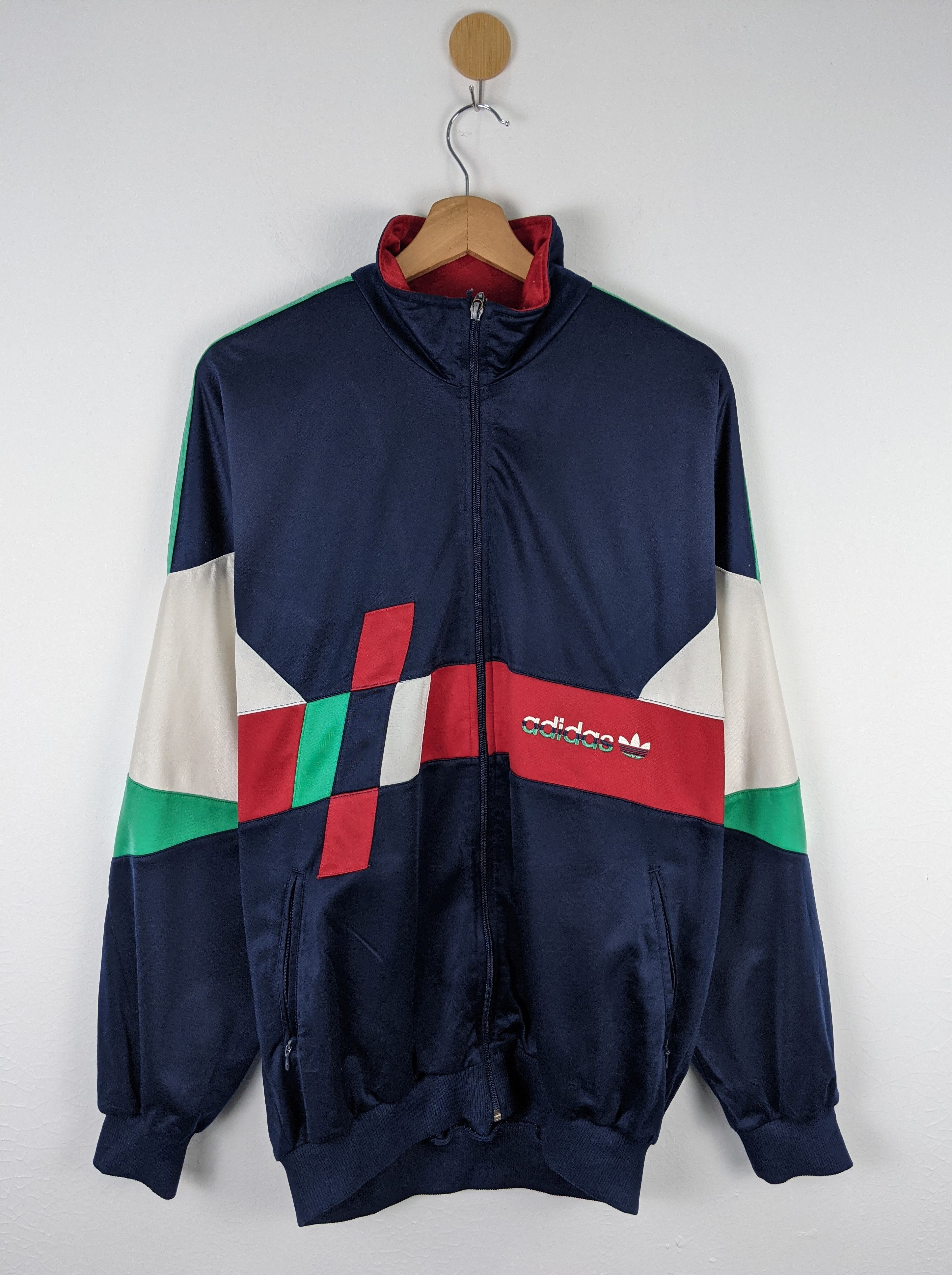 Adidas Vintage Adidas Tracktop Trainer Jacket 80s 90s Size US XXL / EU 58 / 5 - 1 Thumbnail