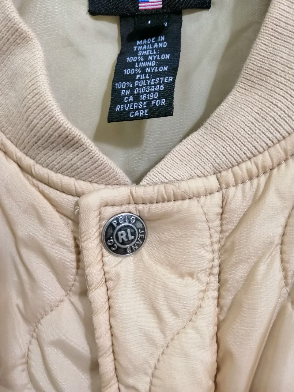 Polo Ralph Lauren Polo Jeans USRL Quilted Bomber Jacket Nice Design 17 Size US L / EU 52-54 / 3 - 5 Thumbnail