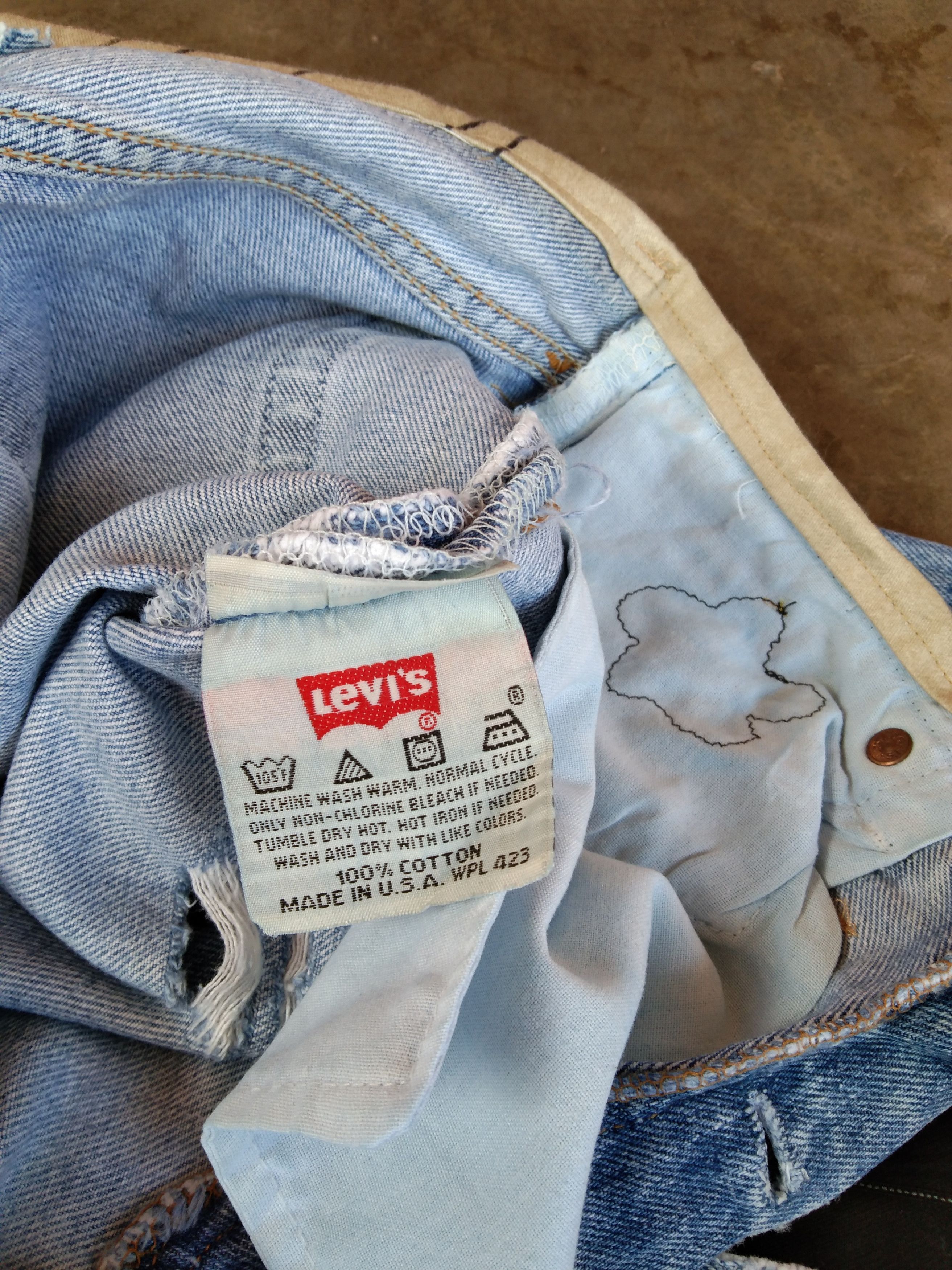 Levi's 90s Vintage Levi's 501 Made In USA Dstressed Jeans 28x30 Size US 28 / EU 44 - 12 Thumbnail