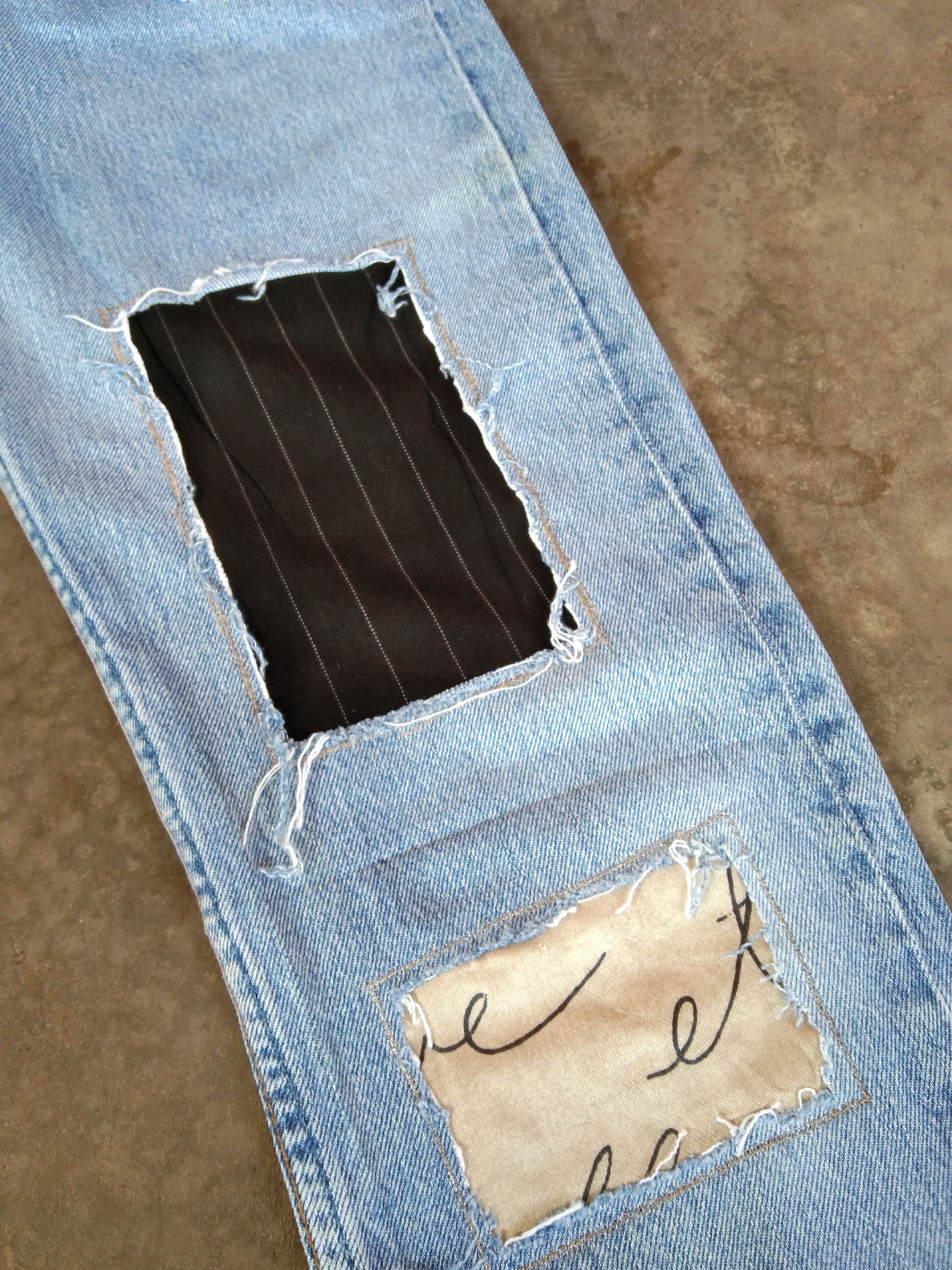 Levi's 90s Vintage Levi's 501 Made In USA Dstressed Jeans 28x30 Size US 28 / EU 44 - 6 Thumbnail