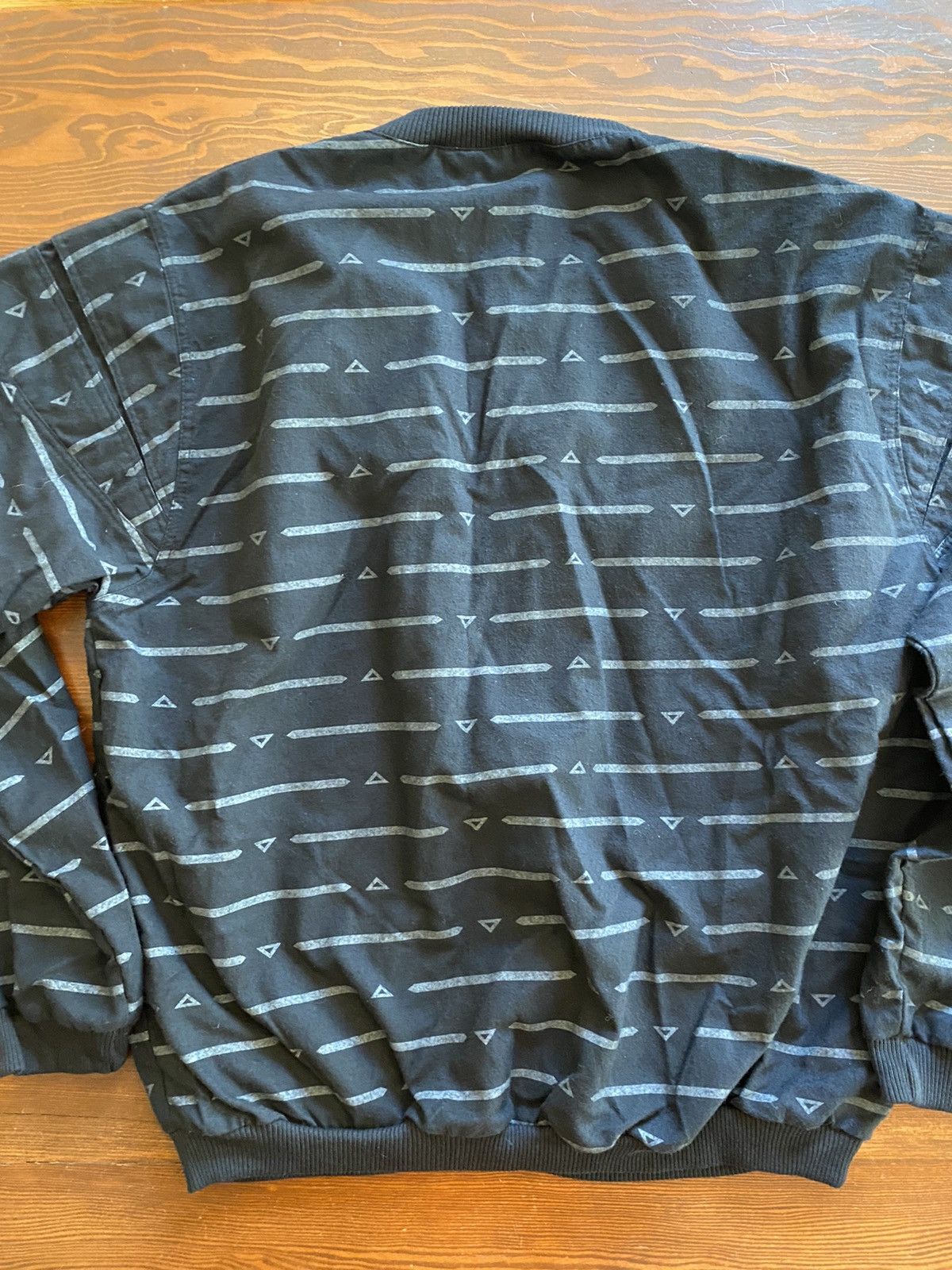 Vintage Vintage 90’s Striped Henley Style Long Sleeve Tee Size US L / EU 52-54 / 3 - 4 Thumbnail
