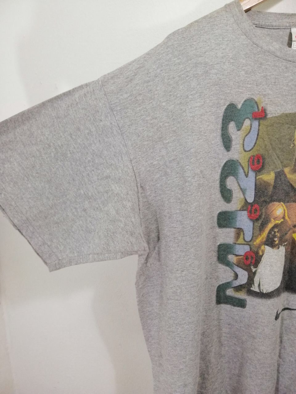 NBA × Nike Vintage Michael Jordan T-shirt 1996 Made in USA Size US XL / EU 56 / 4 - 5 Thumbnail