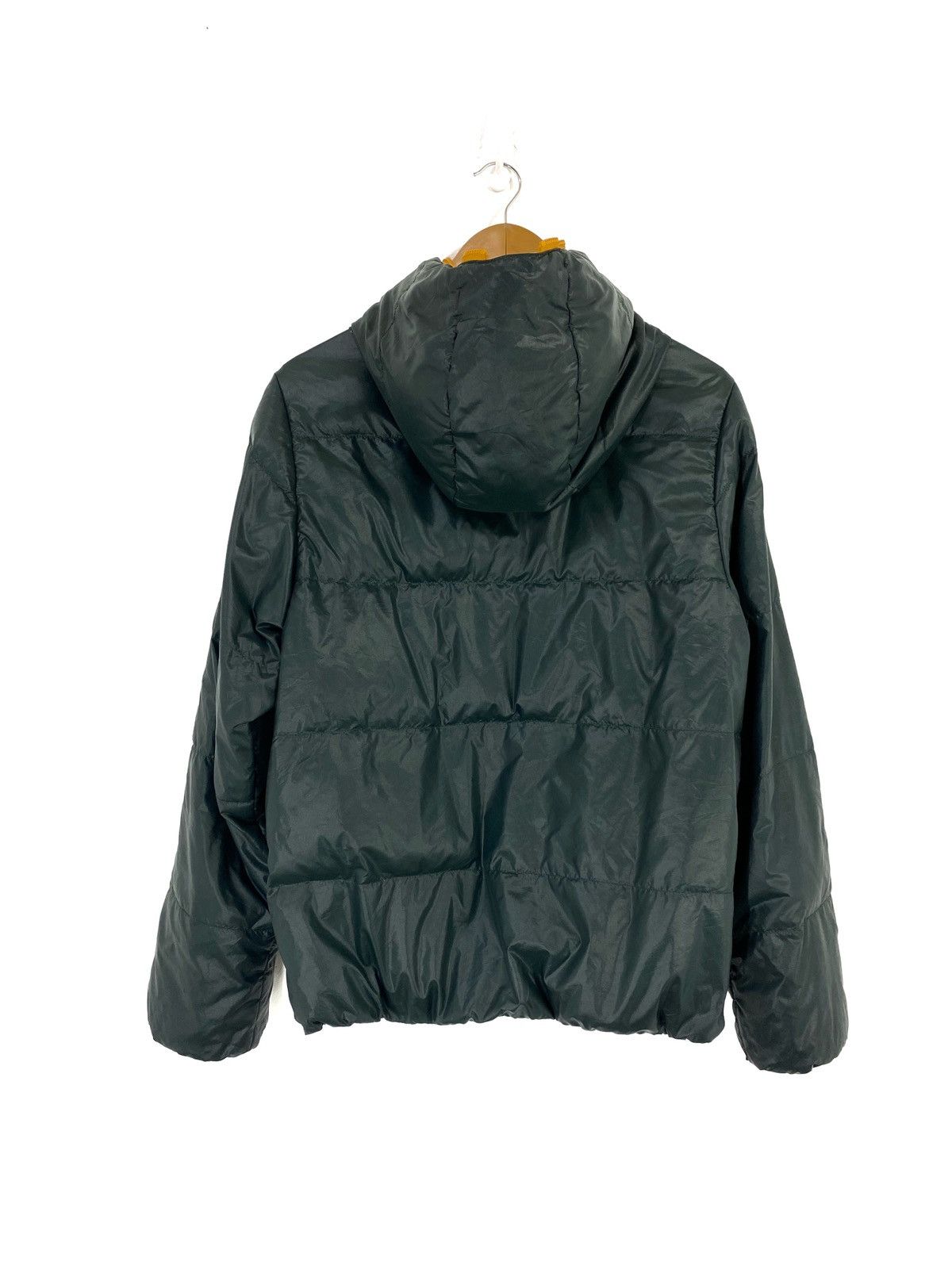 Duvetica Duvetica Dionisio Green Yellow Down Jacket Fullzipper Design Size L / US 10 / IT 46 - 2 Thumbnail