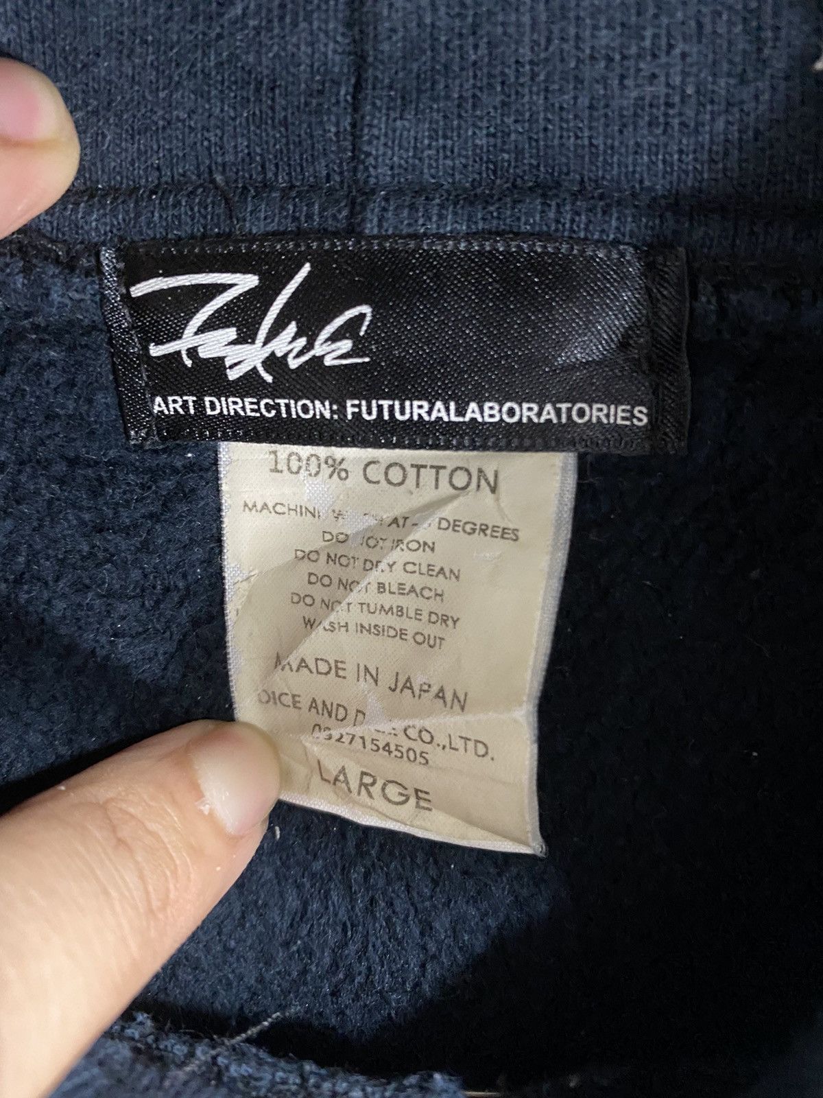 Futura × Recon Futura laboratories Box logo script hoodie Rare Design Size US L / EU 52-54 / 3 - 5 Thumbnail