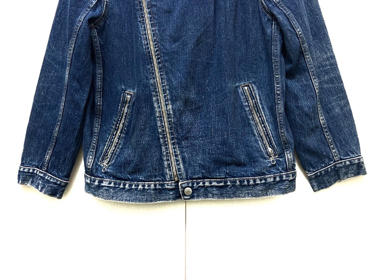 Cosmic Wonder × Japanese Brand Vintage 90's Freedom Leaf Cosmic Wonder Denim Jacket Size US S / EU 44-46 / 1 - 4 Thumbnail