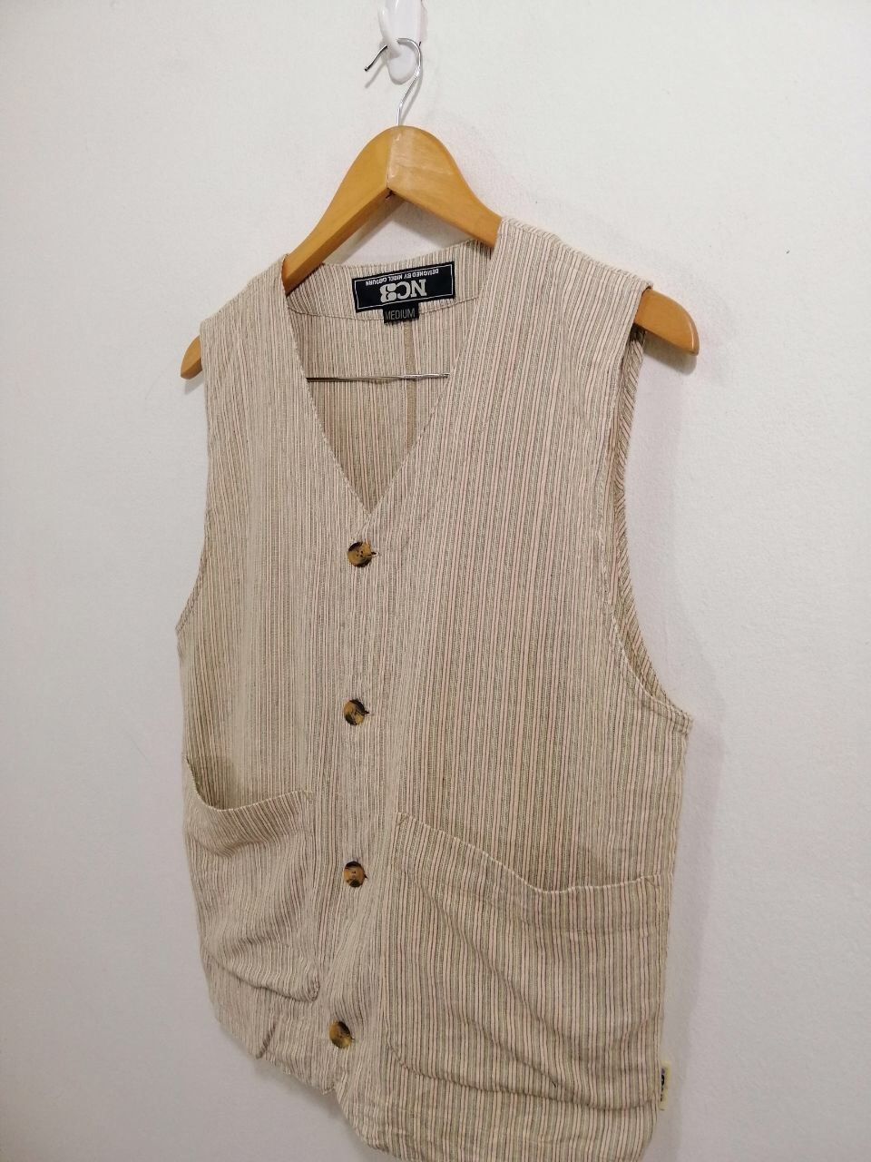 Nigel Cabourn Nigel Cabourn NC3 Stripe Casual Vest Design 19 Size US M / EU 48-50 / 2 - 4 Thumbnail