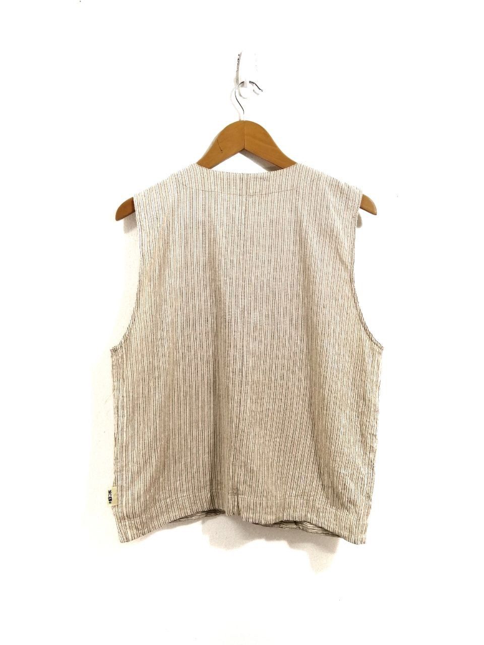 Nigel Cabourn Nigel Cabourn NC3 Stripe Casual Vest Design 19 Size US M / EU 48-50 / 2 - 2 Thumbnail
