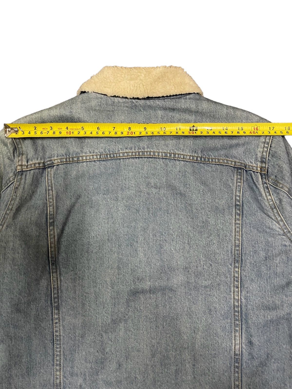Japanese Brand Vintage Japanese Brand Denim Sherpa Jacket Size US M / EU 48-50 / 2 - 15 Thumbnail