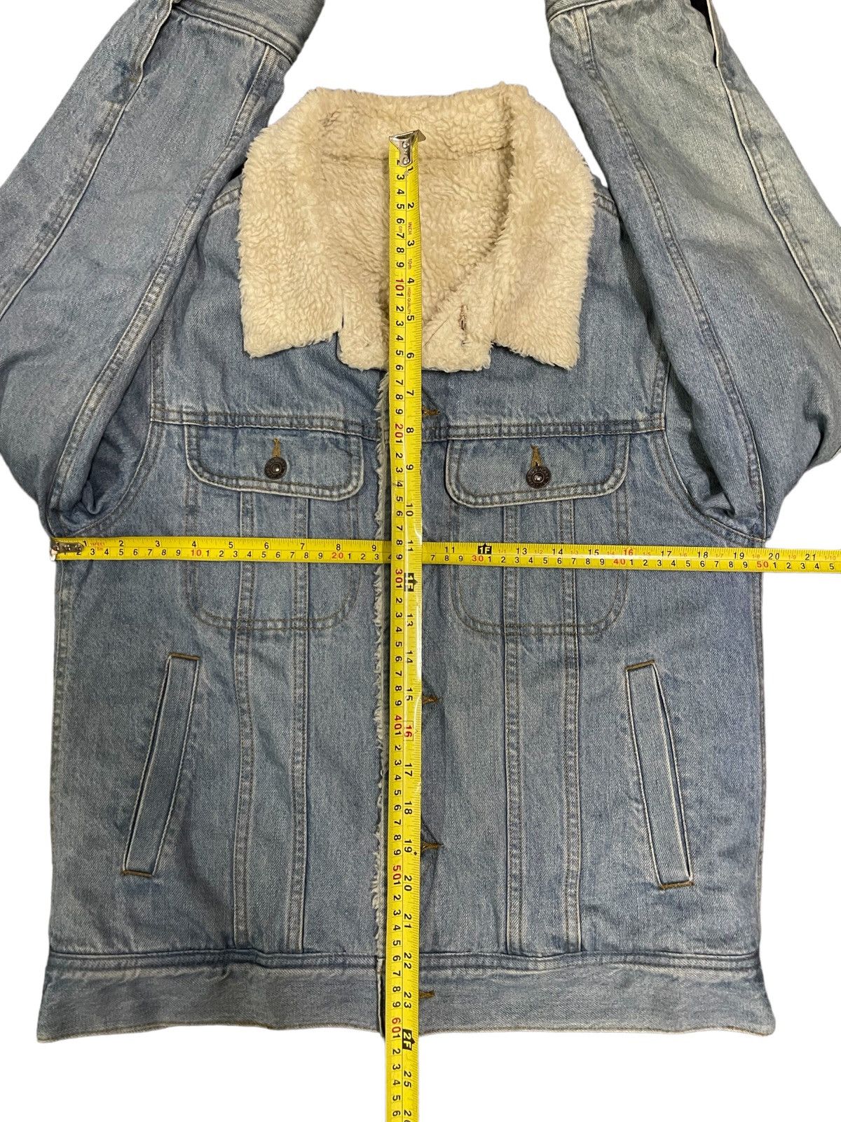 Japanese Brand Vintage Japanese Brand Denim Sherpa Jacket Size US M / EU 48-50 / 2 - 13 Thumbnail