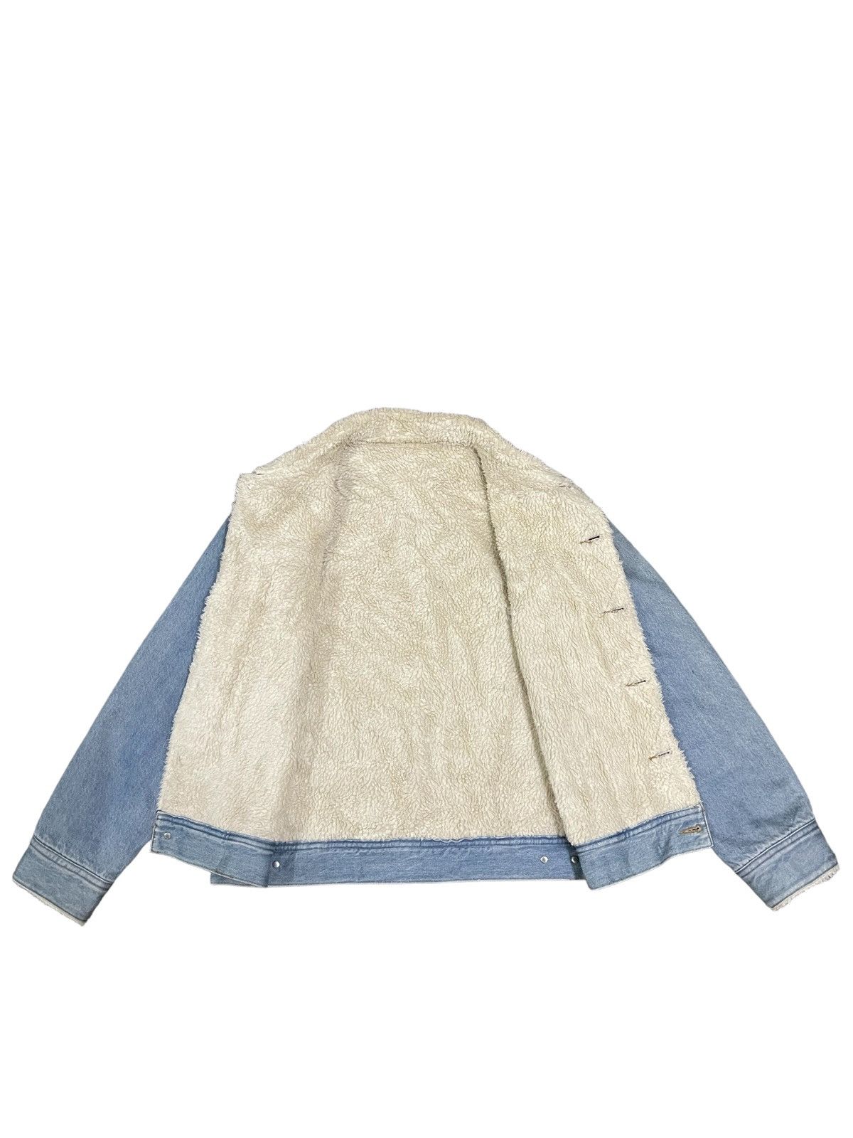 Japanese Brand Vintage Japanese Brand Denim Sherpa Jacket Size US M / EU 48-50 / 2 - 3 Thumbnail