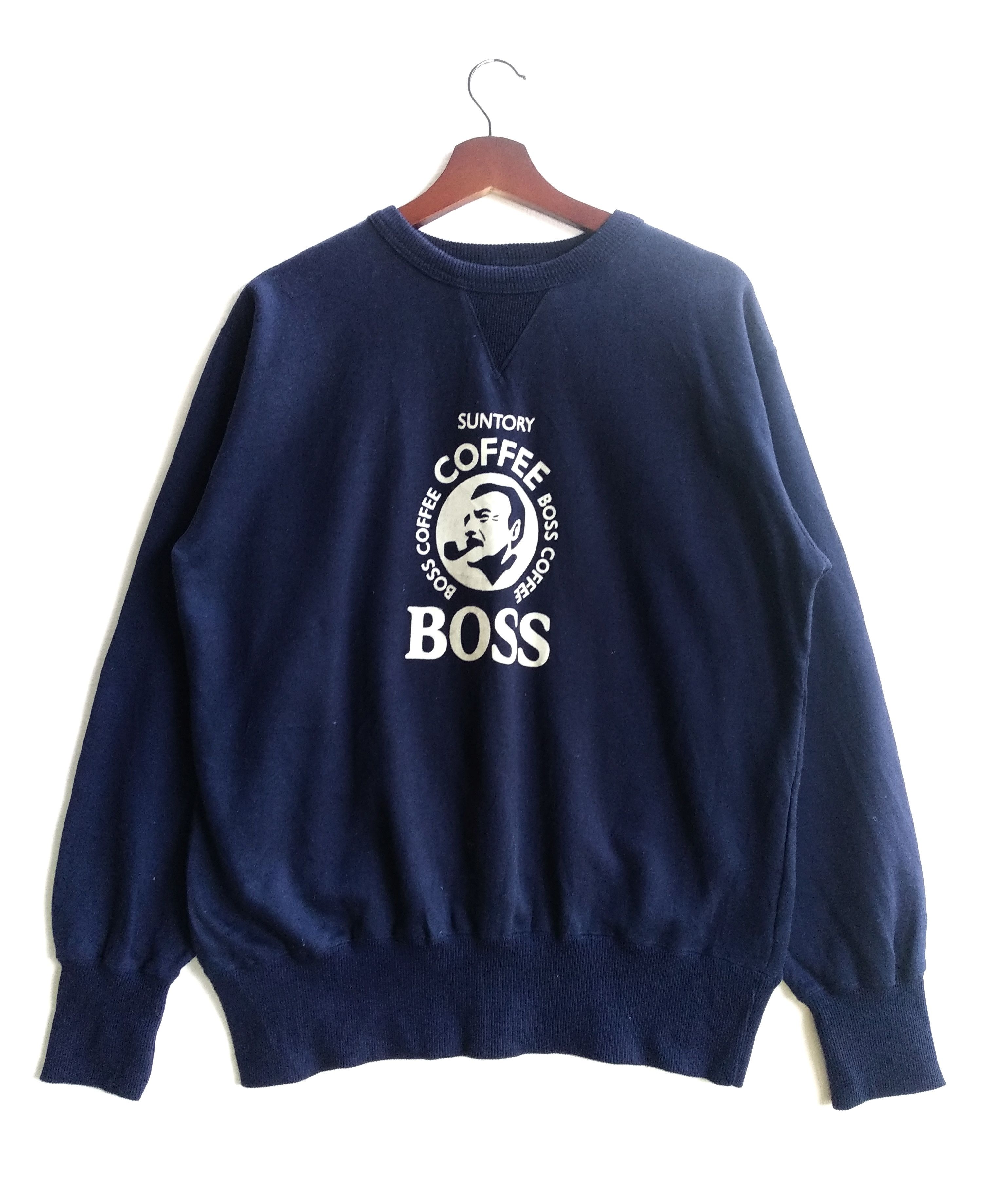 Japanese Brand Vintage Suntory coffee Sweatshirt Size US L / EU 52-54 / 3 - 1 Thumbnail