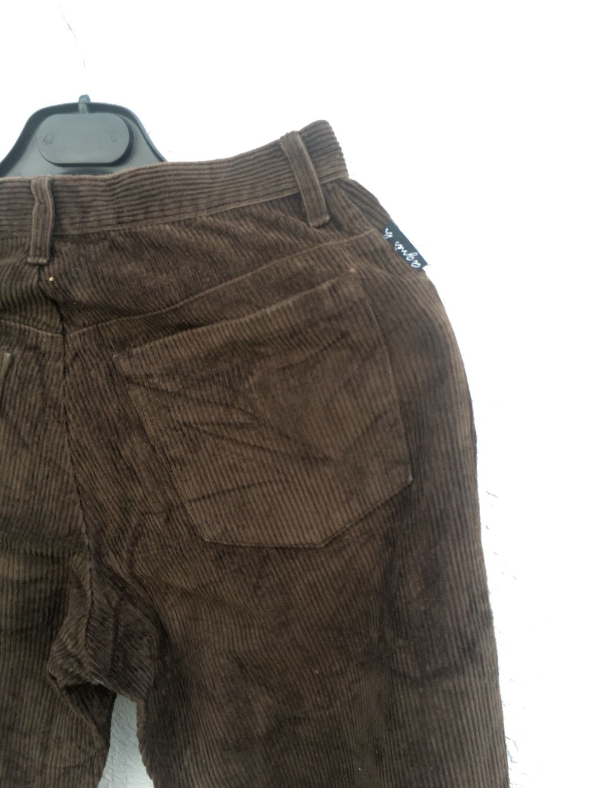 agnes b. ( 2pcs ) Black Jeans / Brown Cotton Corduroy Pant Size US 28 / EU 44 - 15 Thumbnail