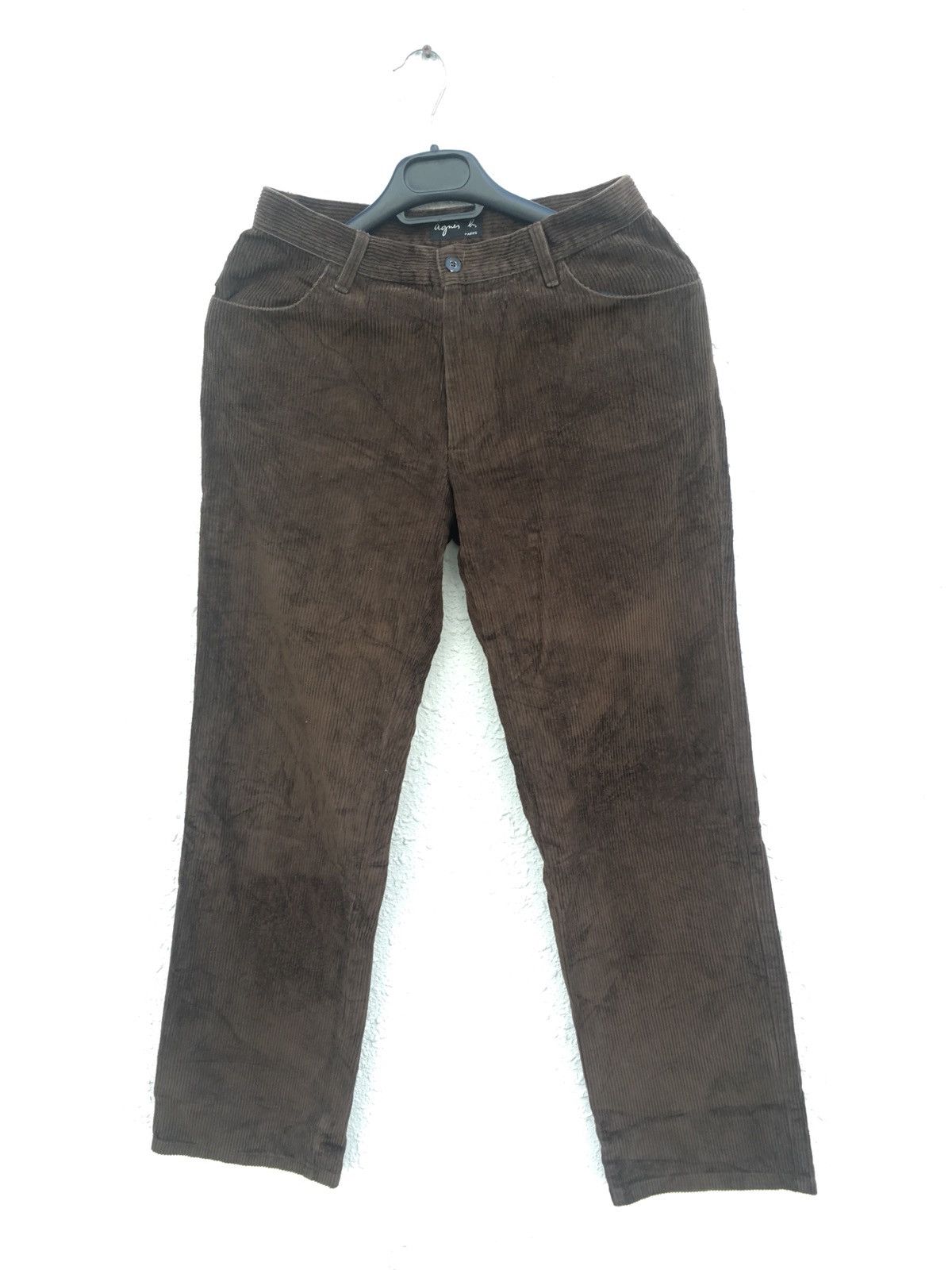agnes b. ( 2pcs ) Black Jeans / Brown Cotton Corduroy Pant Size US 28 / EU 44 - 10 Thumbnail