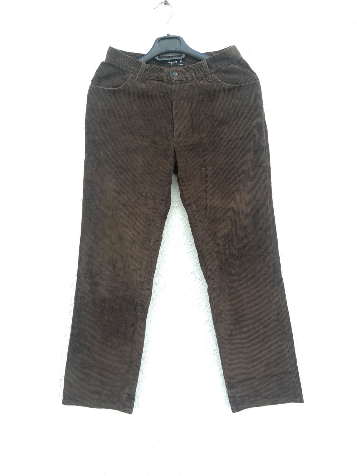 agnes b. ( 2pcs ) Black Jeans / Brown Cotton Corduroy Pant Size US 28 / EU 44 - 8 Thumbnail