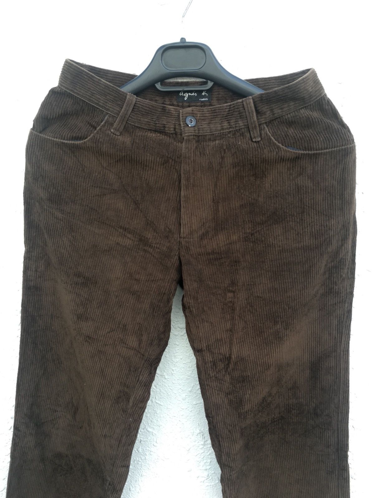 agnes b. ( 2pcs ) Black Jeans / Brown Cotton Corduroy Pant Size US 28 / EU 44 - 12 Thumbnail