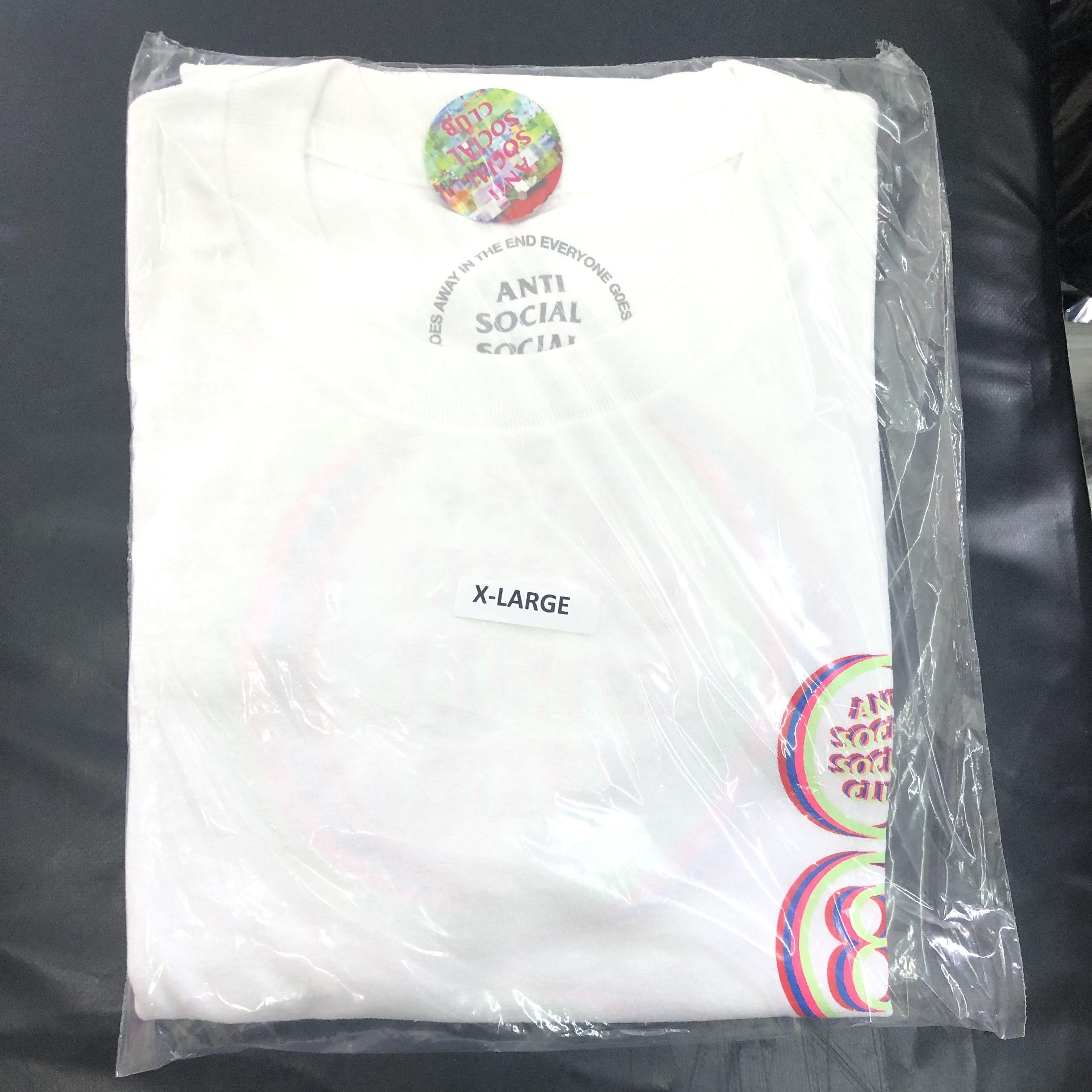 Anti Social Social Club DS ASSC MoodBored White Tee FTP FOG Bape KITH KAWS VLONE Size US XL / EU 56 / 4 - 2 Thumbnail