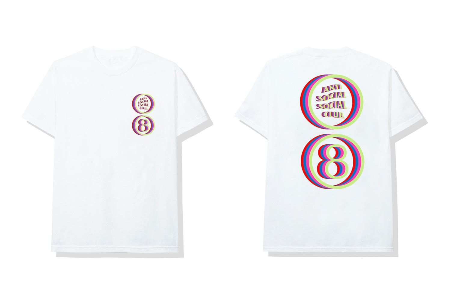 Anti Social Social Club DS ASSC MoodBored White Tee FTP FOG Bape KITH KAWS VLONE Size US XL / EU 56 / 4 - 1 Thumbnail