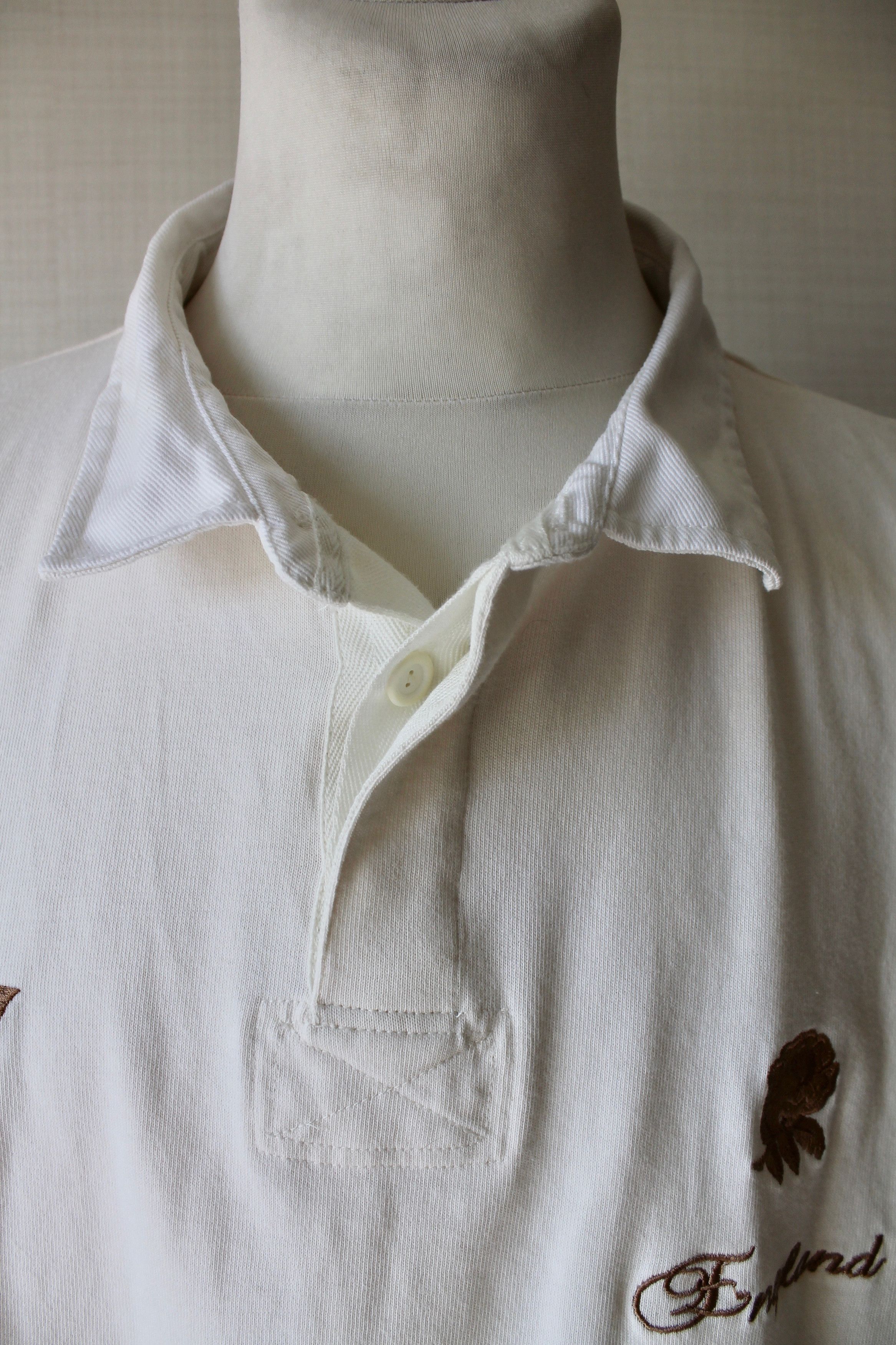 Cotton Traders Cotton Traders England XV Rugby team Polo Shirt 4XL cream Size US XXL / EU 58 / 5 - 4 Thumbnail