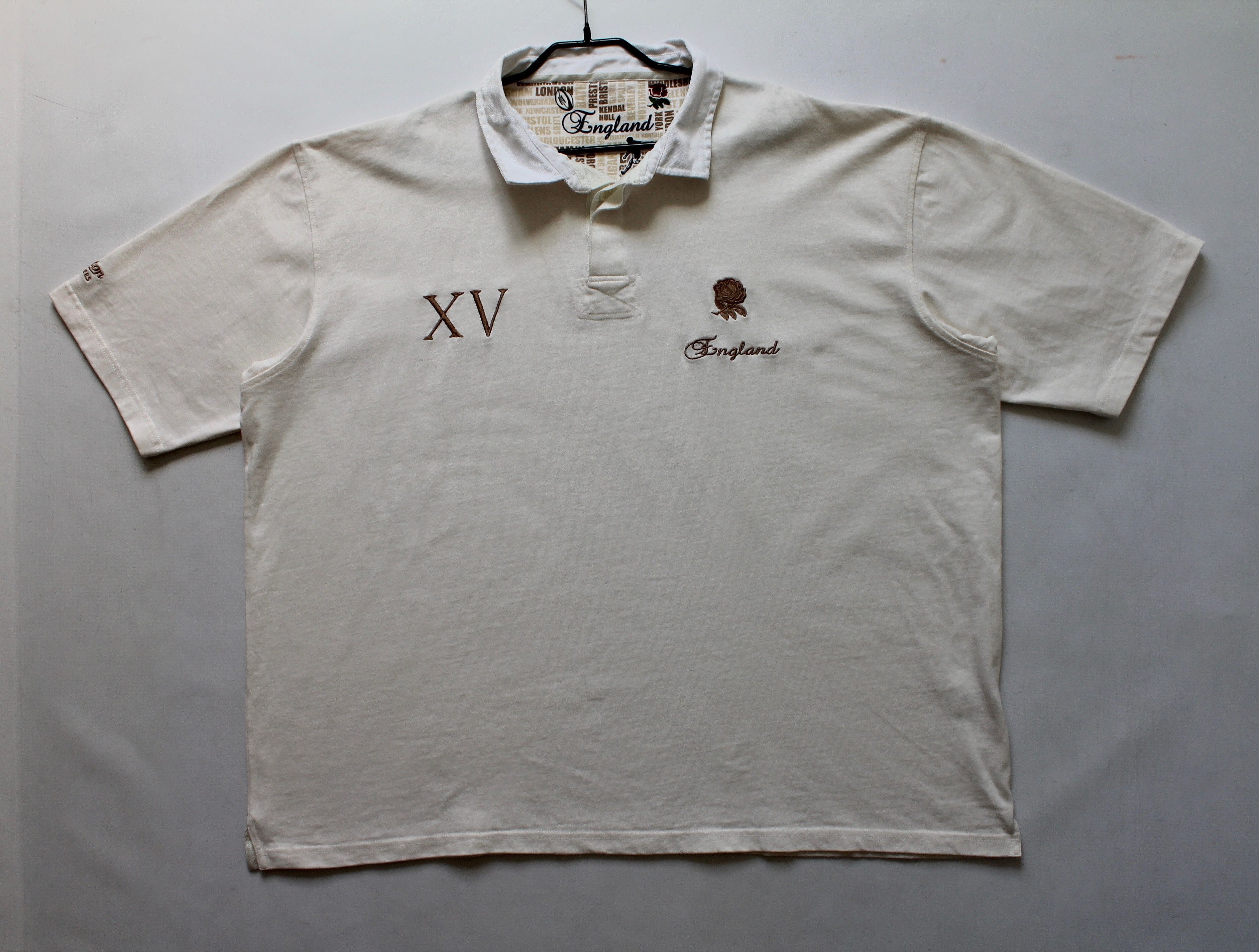 Cotton Traders Cotton Traders England XV Rugby team Polo Shirt 4XL cream Size US XXL / EU 58 / 5 - 10 Thumbnail