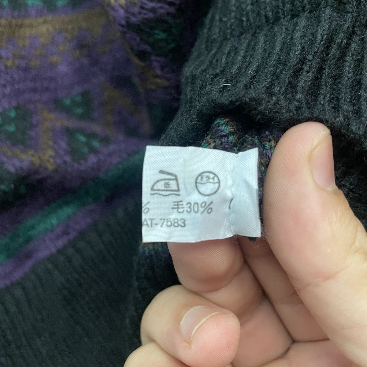 Aran Isles Knitwear Vtg‼️ UNBRANDED Art Nice Design Knitwear Sweater Jumper! Size US L / EU 52-54 / 3 - 6 Thumbnail