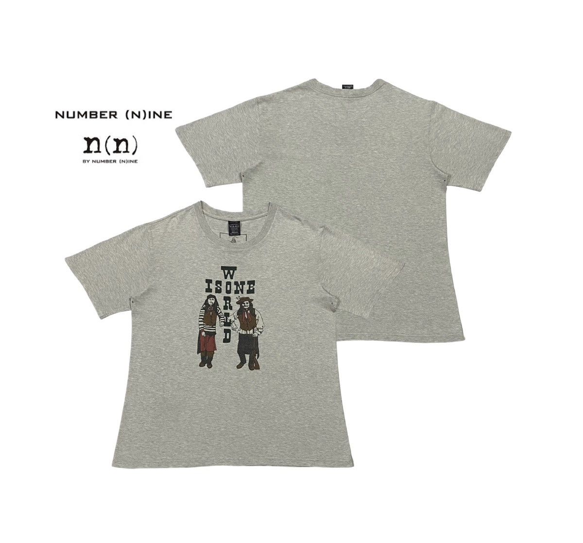 Number (N)ine Number Nine Is One World Western Logo Size US M / EU 48-50 / 2 - 1 Thumbnail
