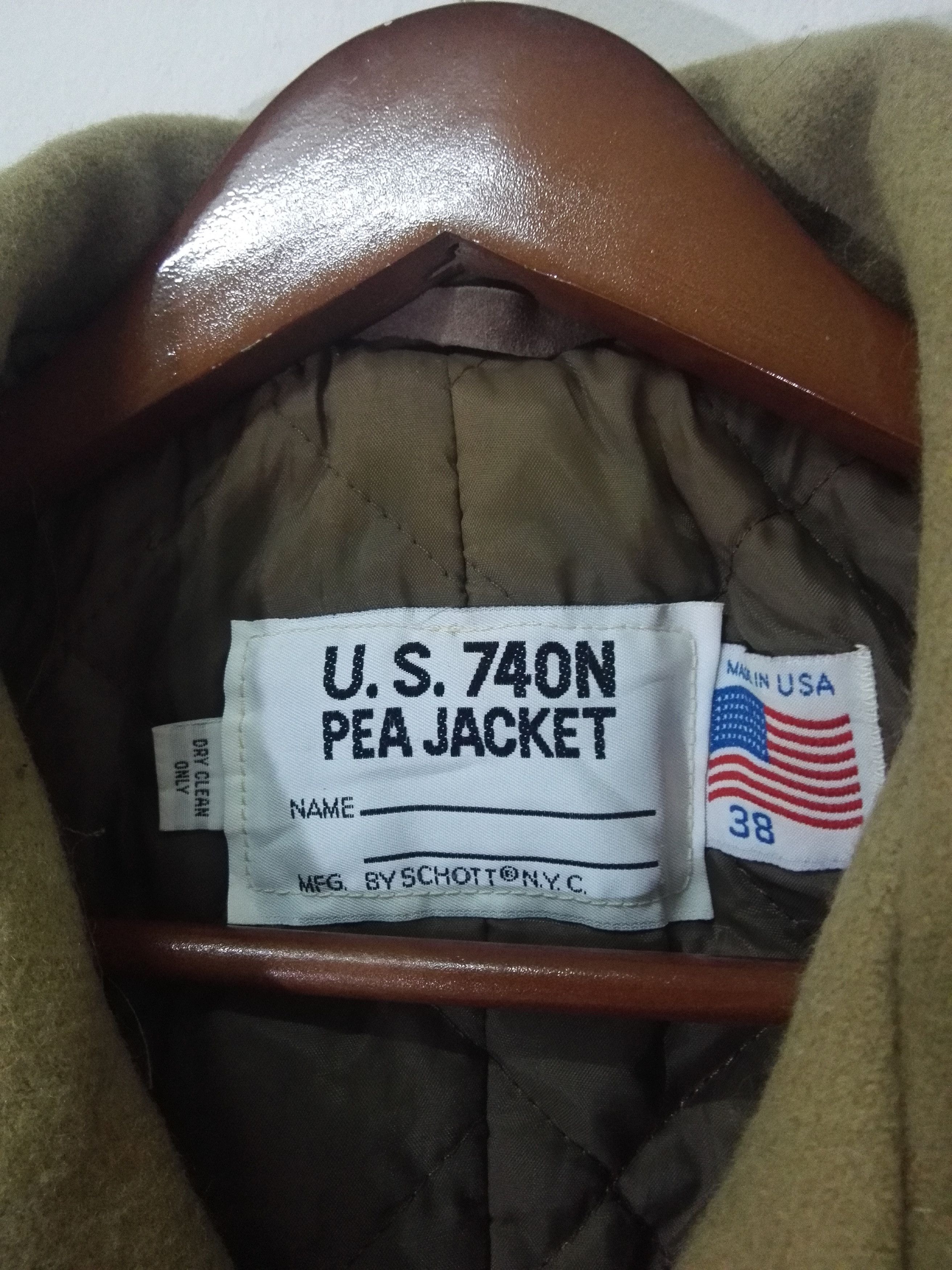 Schott Need Gone today!!Schoot Peacoat Wool Jacket u.s.740n Size US M / EU 48-50 / 2 - 3 Thumbnail