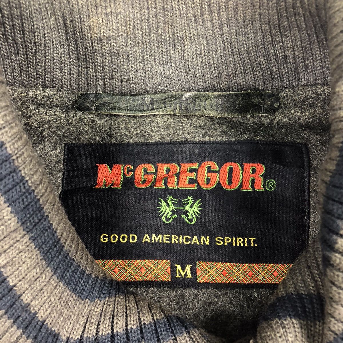 McGregor × Vintage Vintage 80s McGREGOR wool leather letterman varsity jacket Size US M / EU 48-50 / 2 - 4 Thumbnail