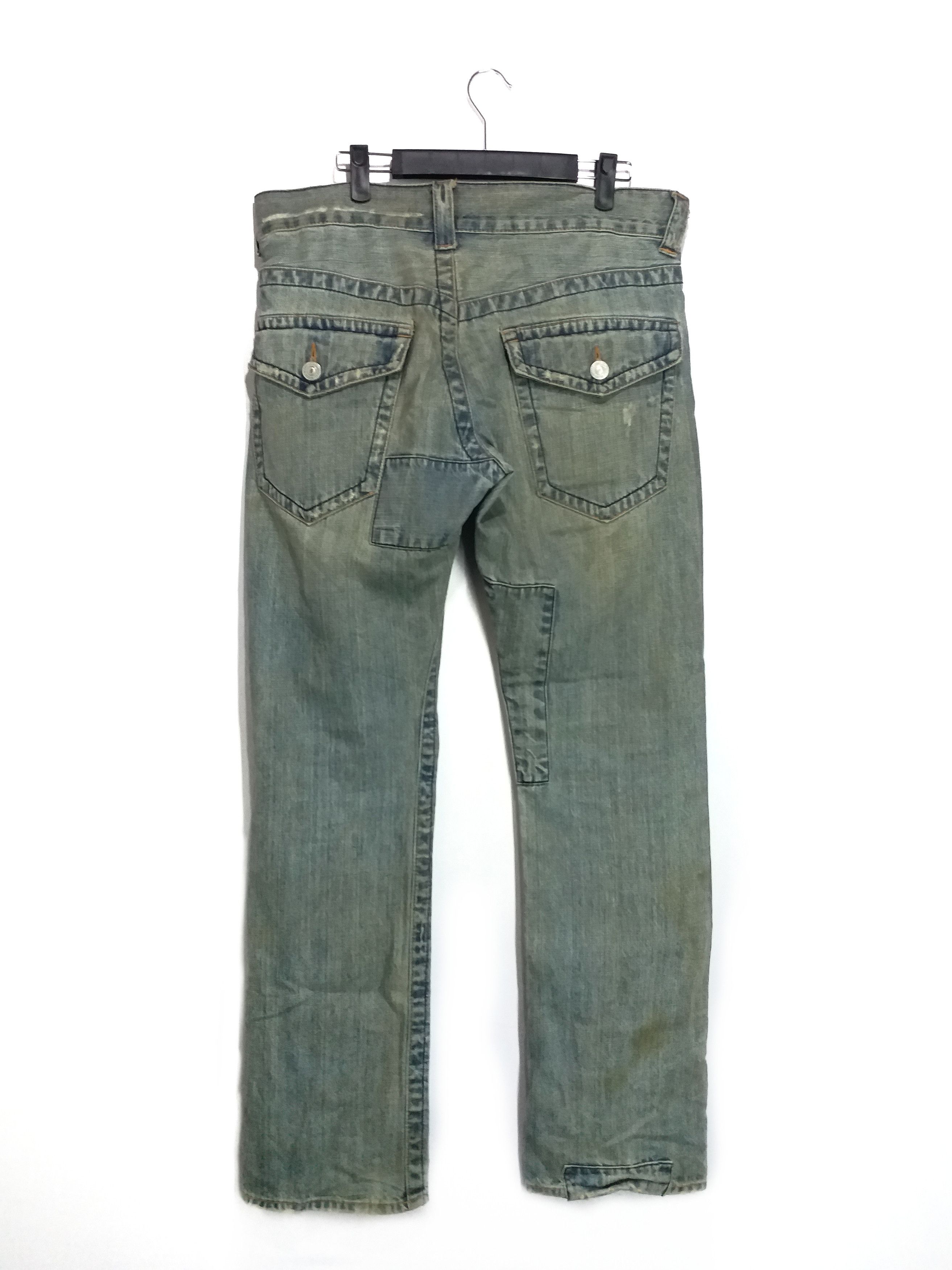 PPFM ❌JAPAN SALE❌ MUD MAD FLARE DENIM PPFM Distressed Patchworks Size US 31 - 3 Thumbnail
