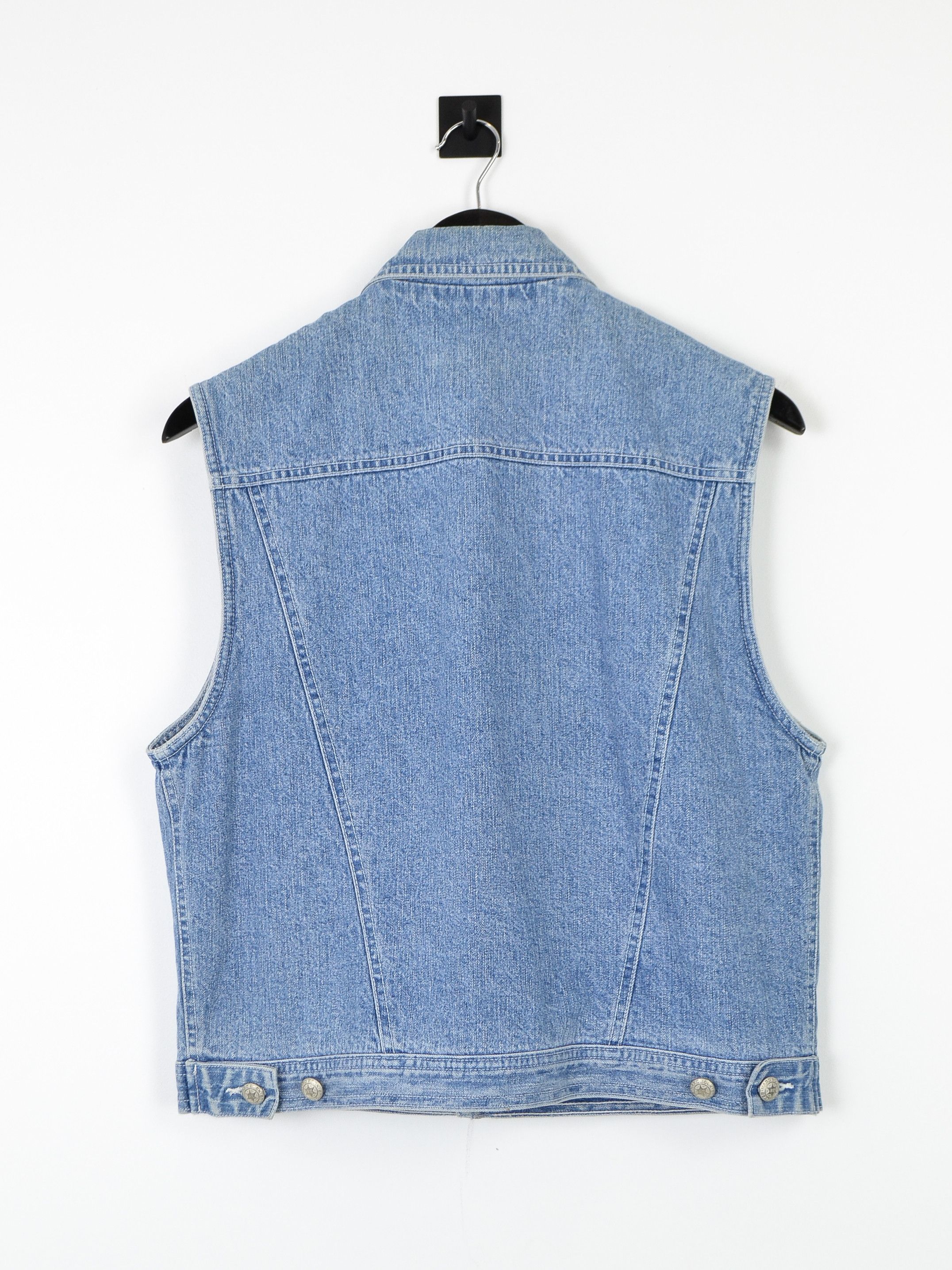Hard Rock Cafe Vintage Hard Rock Cafe Denim Jeans Vest Gilet Size S / US 4 / IT 40 - 8 Thumbnail
