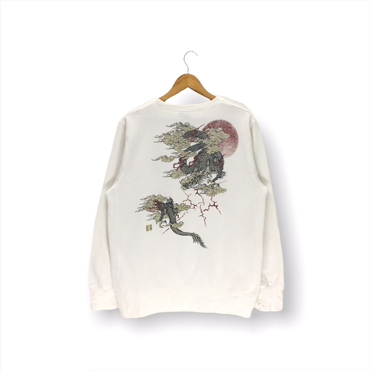 Japanese Brand Naminori Tatsujin Sukajan Dragon Motif Sweatshirt Size US M / EU 48-50 / 2 - 1 Thumbnail
