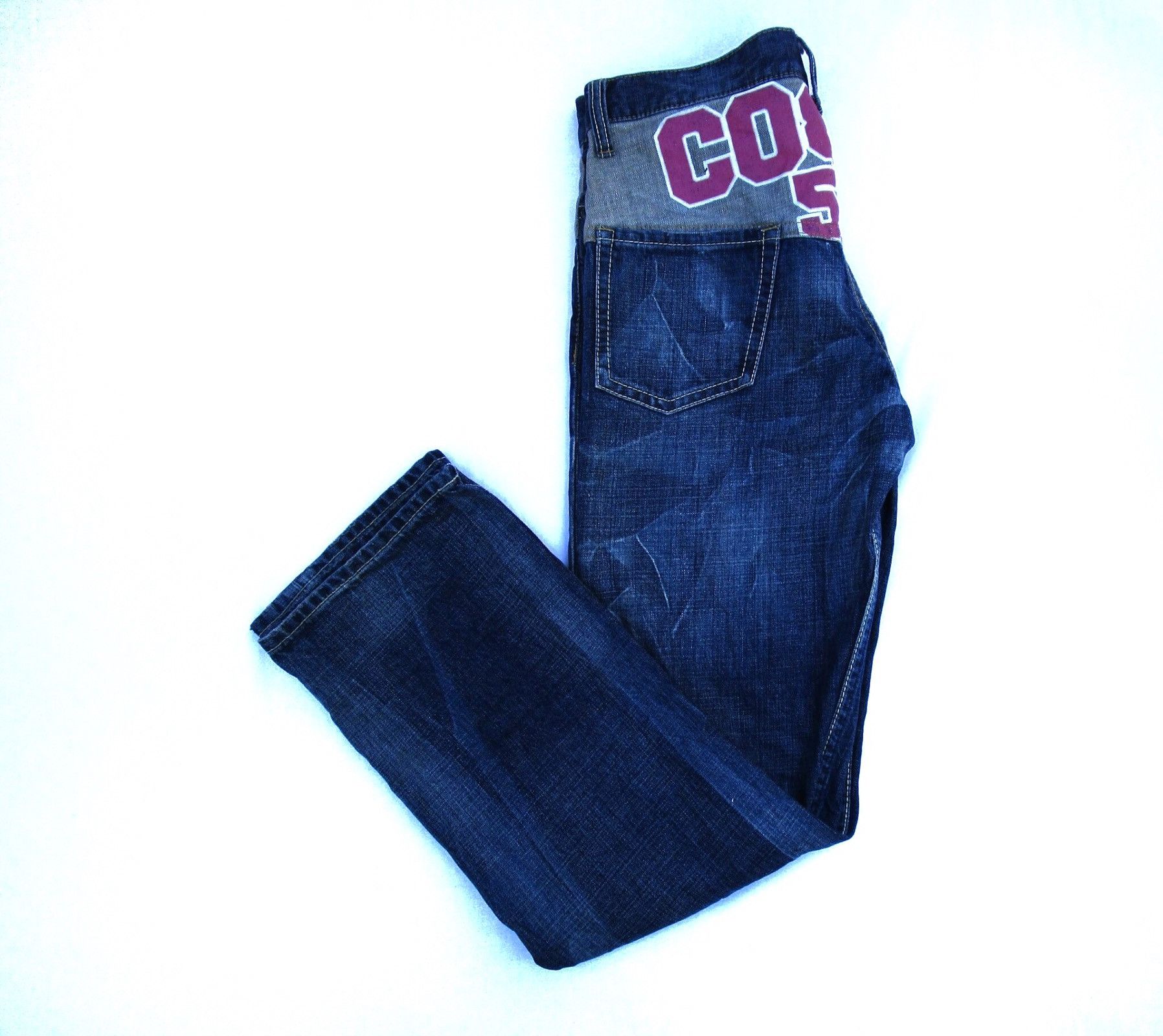 Japanese Brand Selvedged X Paintwork 56 Distressed Japanese Brand Co&Lu Size US 34 / EU 50 - 4 Thumbnail