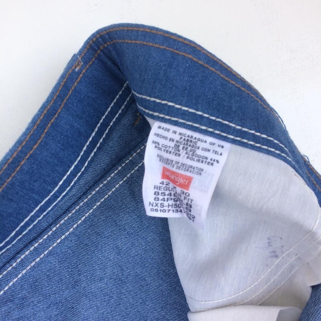 Vintage 43 inch waist Wrangler Big size jean Vintage Classic Size US 43 - 6 Thumbnail