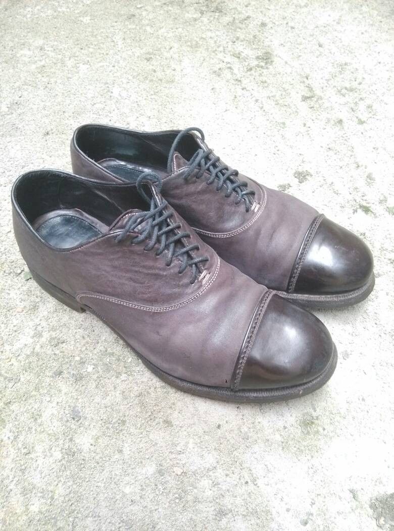 Premiata Brown nubuck & leather derbies. Like marsell or guidi Size US 7.5 / EU 40-41 - 3 Thumbnail