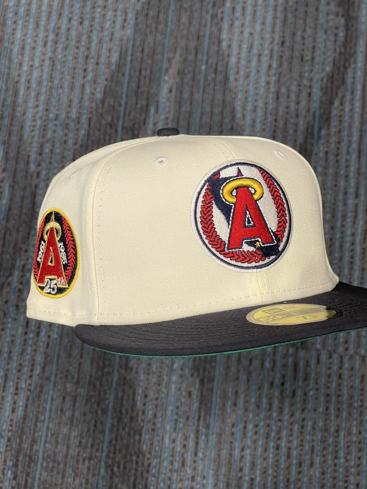 Hat Club × New Era 7 1/4 Hat Club White Dome Anaheim Angels 25th two tone Navy Size ONE SIZE - 1 Thumbnail