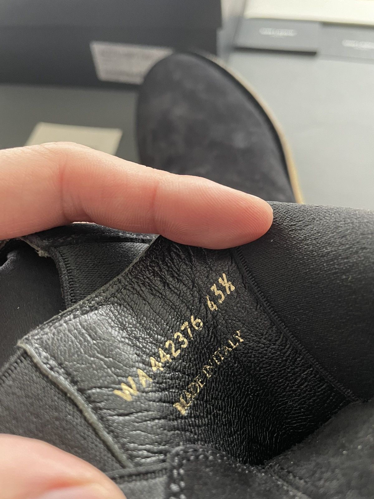 Saint Laurent Paris Super Rare Brand New Hedi Runway Chelsea Suede Leather Boots Size US 10.5 / EU 43-44 - 5 Thumbnail