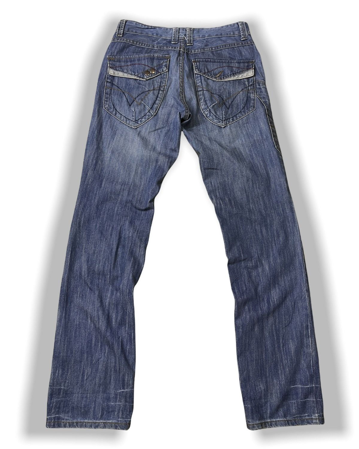 Masaki Matsushima DISTRESSED GARDE JAPANESE BRAND DENIM JEANS Size US 32 / EU 48 - 11 Thumbnail