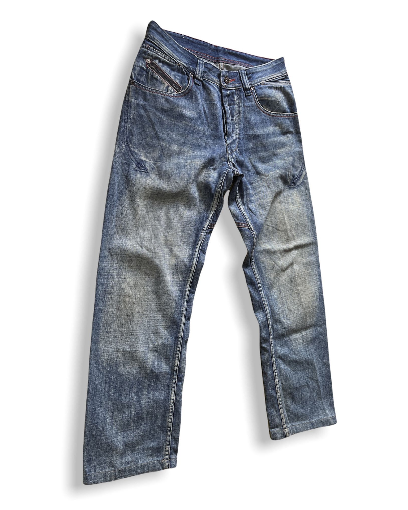 Diesel × Vintage VINTAGE FADED DIESEL FLARE DENIM JEANS MADE IN ITALY Size US 29 - 4 Thumbnail