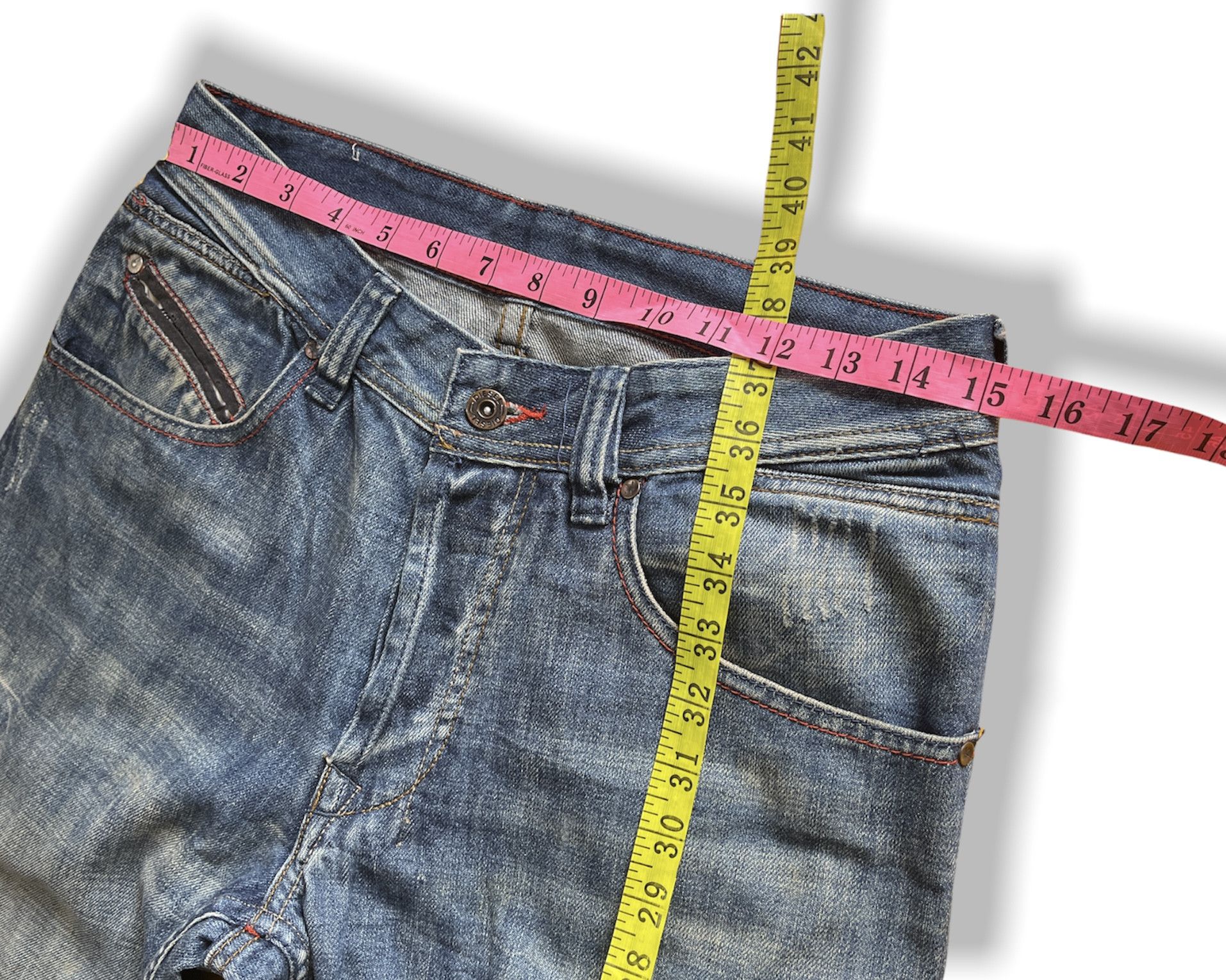 Diesel × Vintage VINTAGE FADED DIESEL FLARE DENIM JEANS MADE IN ITALY Size US 29 - 2 Thumbnail