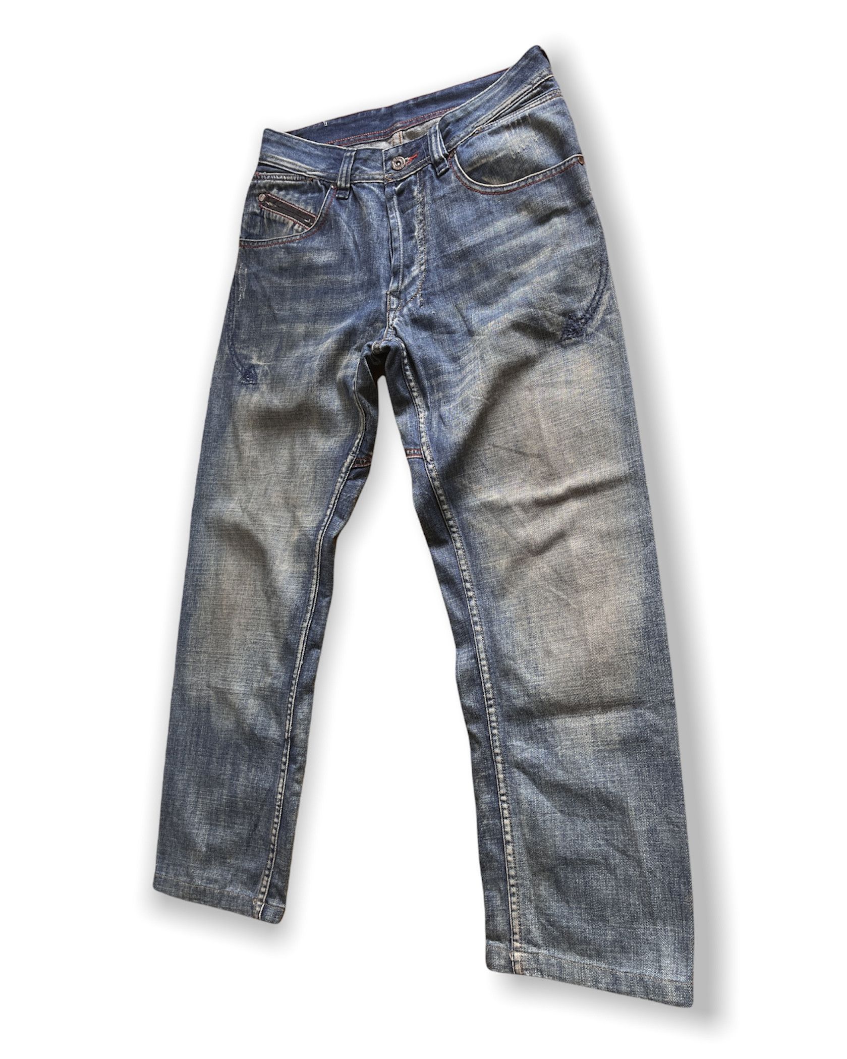 Diesel × Vintage VINTAGE FADED DIESEL FLARE DENIM JEANS MADE IN ITALY Size US 29 - 5 Thumbnail
