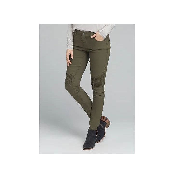 Prana 2 Skinny Moto Style Mid Rise Fitted Brenna Pants Bottoms