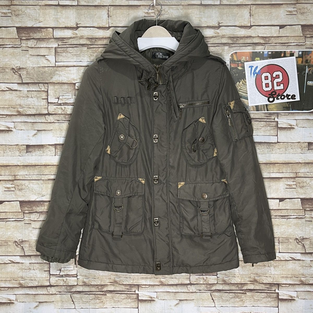 Vintage Military Jacket Cecil McBee M Parka Winter OG