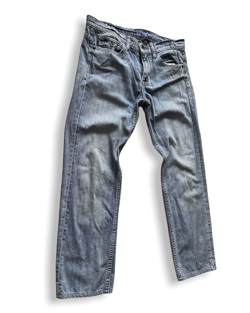 Helmut Lang Distressed Helmut Lang Relaxed Tapper Raw Denim Jeans Size US 27 - 4 Thumbnail