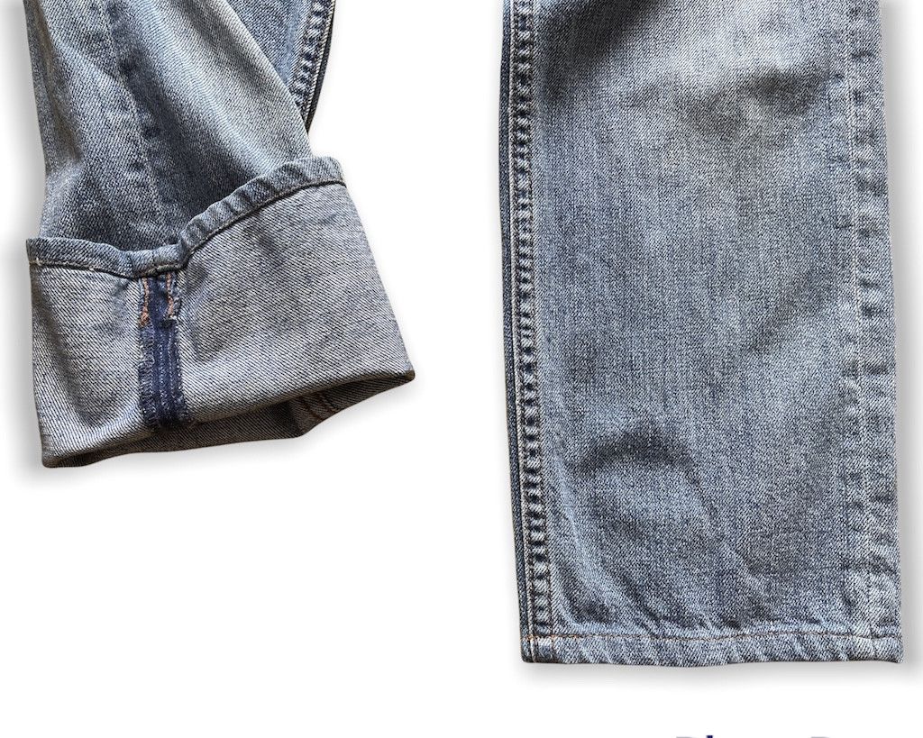 Helmut Lang Distressed Helmut Lang Relaxed Tapper Raw Denim Jeans Size US 27 - 14 Thumbnail
