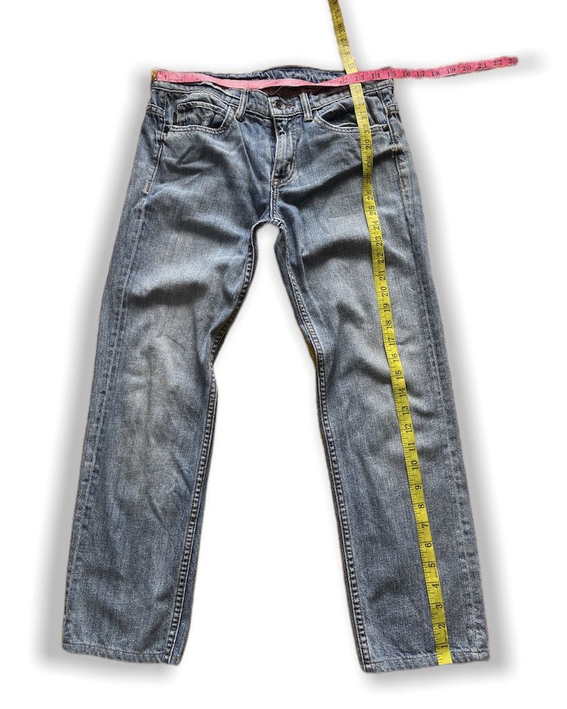 Helmut Lang Distressed Helmut Lang Relaxed Tapper Raw Denim Jeans Size US 27 - 3 Thumbnail