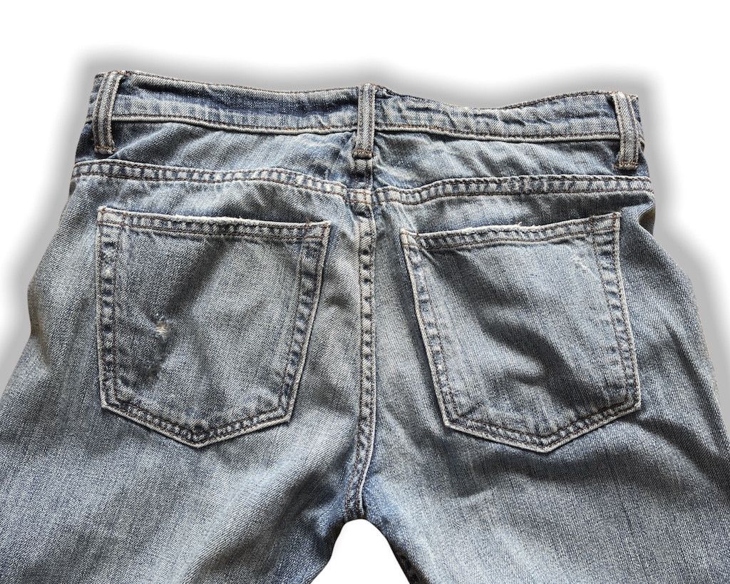 Helmut Lang Distressed Helmut Lang Relaxed Tapper Raw Denim Jeans Size US 27 - 15 Thumbnail