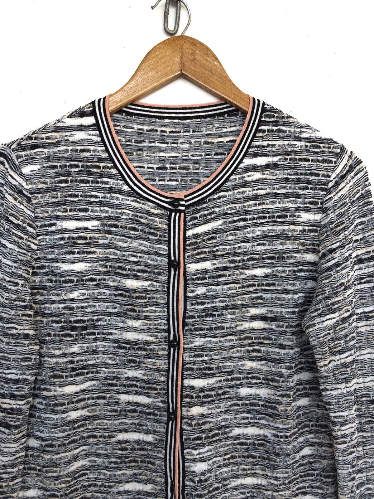 Missoni 💥Final Drop💥Vtg Missoni Italy Cardigan Shirt Button Size M / US 6-8 / IT 42-44 - 3 Thumbnail