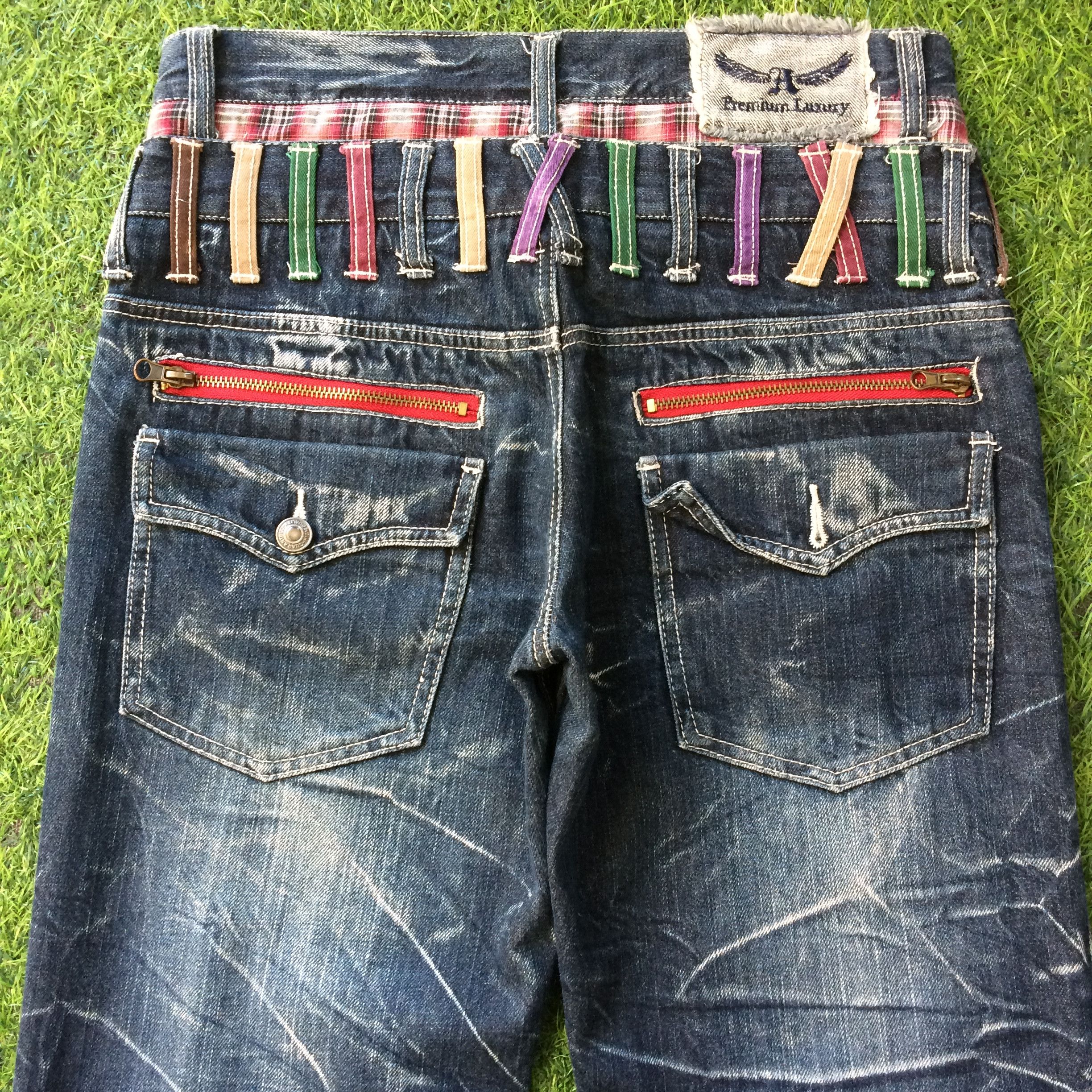 Japanese Brand Japanese Double Waist Denim Jeans Pants D-524 Size US 29 - 4 Thumbnail