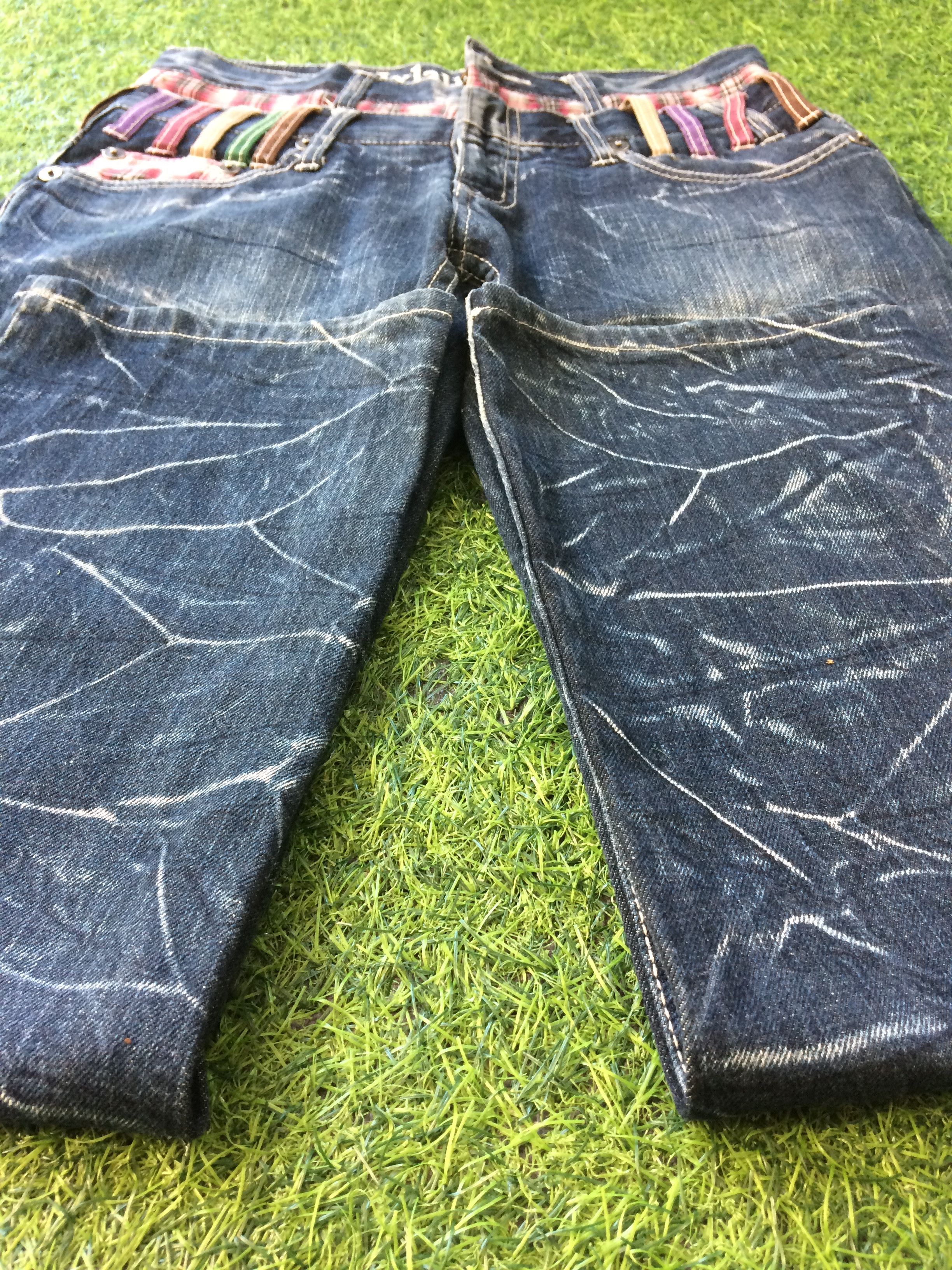 Japanese Brand Japanese Double Waist Denim Jeans Pants D-524 Size US 29 - 5 Thumbnail