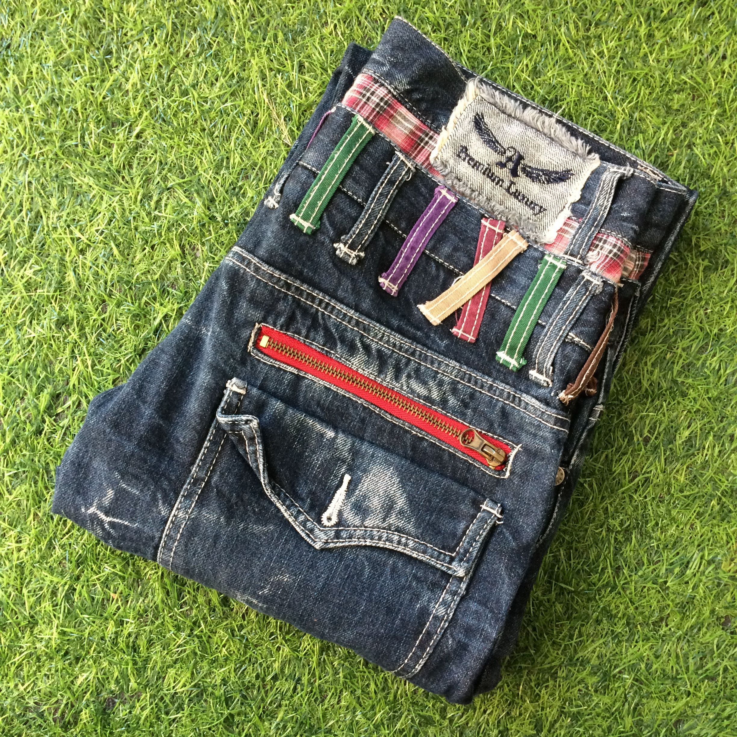 Japanese Brand Japanese Double Waist Denim Jeans Pants D-524 Size US 29 - 8 Thumbnail